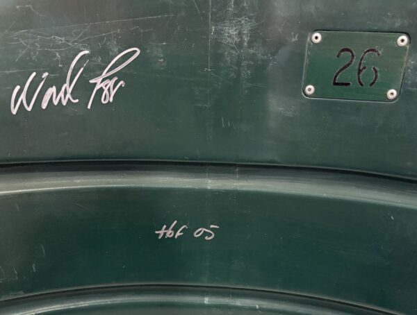 Wade Boggs Autographed Fenway Park #26 Stadium Seat Back with Inscription - Image 2