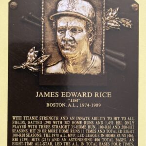 Jim Rice Autographed Hall of Fame Postcard