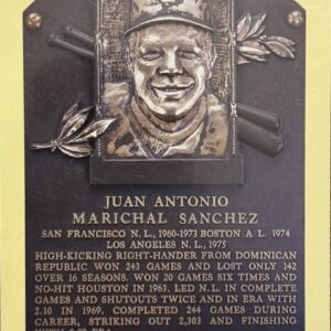 Juan Marichal Autographed Hall of Fame Postcard with Inscription