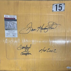 Dan Hampton Autographed Soldier Field Seat Back with Inscriptions