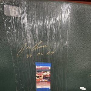 Jose Canseco Autographed Oakland Coliseum Seat Back with Inscription
