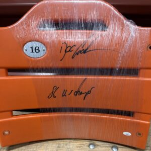 Doc Gooden Autographed #16 Shea Stadium Seat Back with Inscription