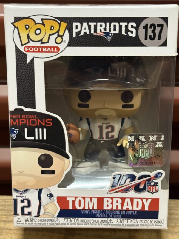 Tom Brady New England Patriots SB LIII Champions Funko Pop #137