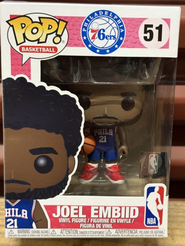 Joel Embiid Philadelphia 76ers Funko Pop #51