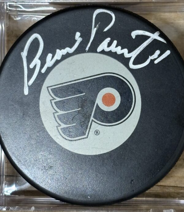 Bernie Parent Autographed Philadelphia Flyers Hockey Puck